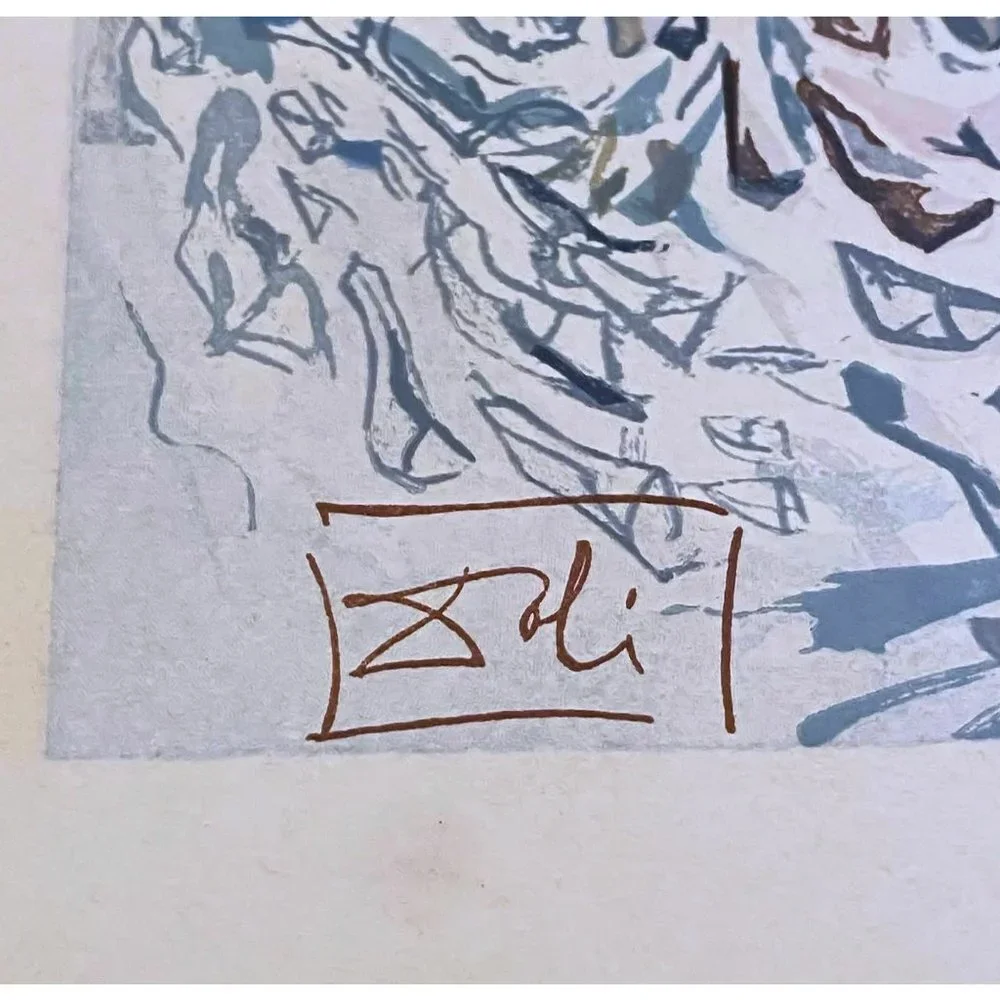 Divine Comedy - Woodcut by Salvador Dali Art Picture